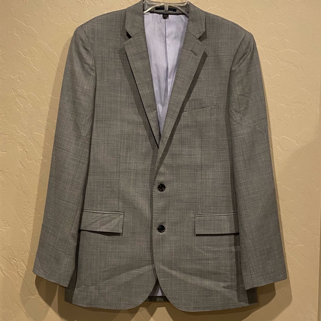 J. Crew Ludlow Italian Wool Blazer Gray 40l Slim